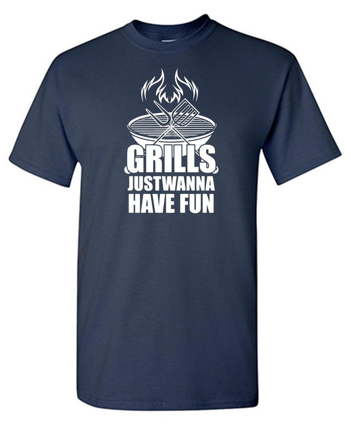 GRILLS, Just Wanna Have Fun - Roadkill T-Shirts