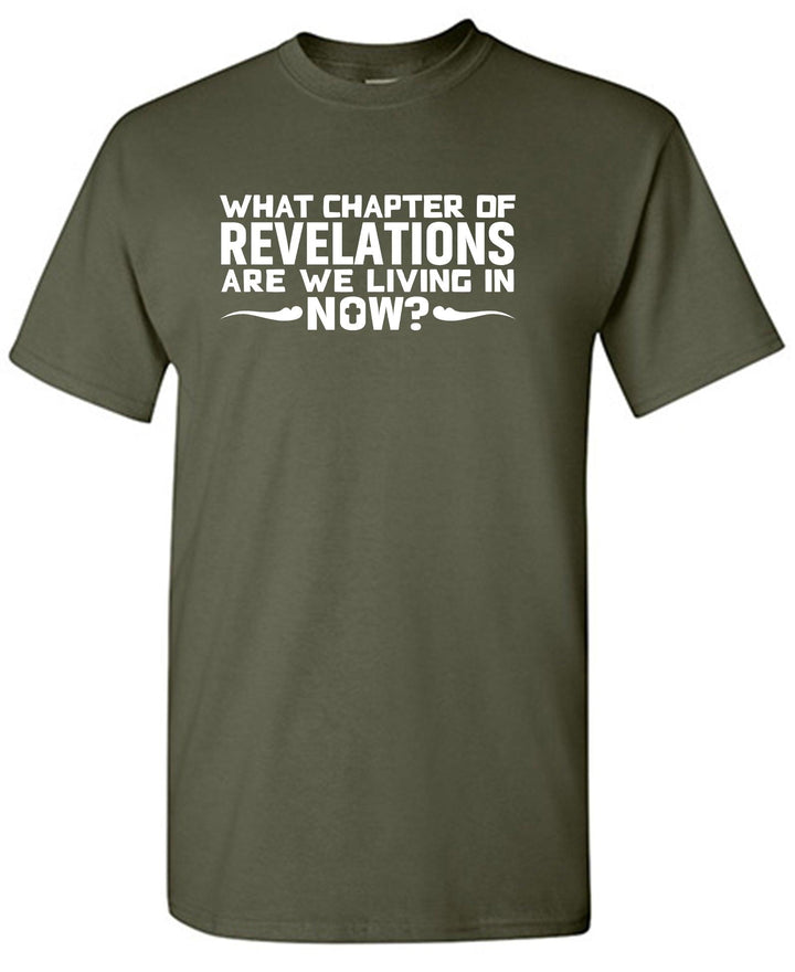 What Chapter Of Revelations Are We Living In Now? - Roadkill T-Shirts