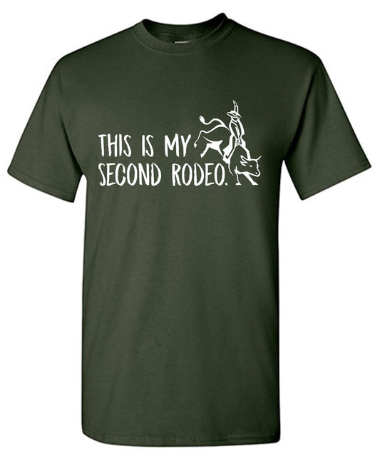 This is My 2nd Rodeo Graphic T Shirts for Men - Roadkill T-Shirts