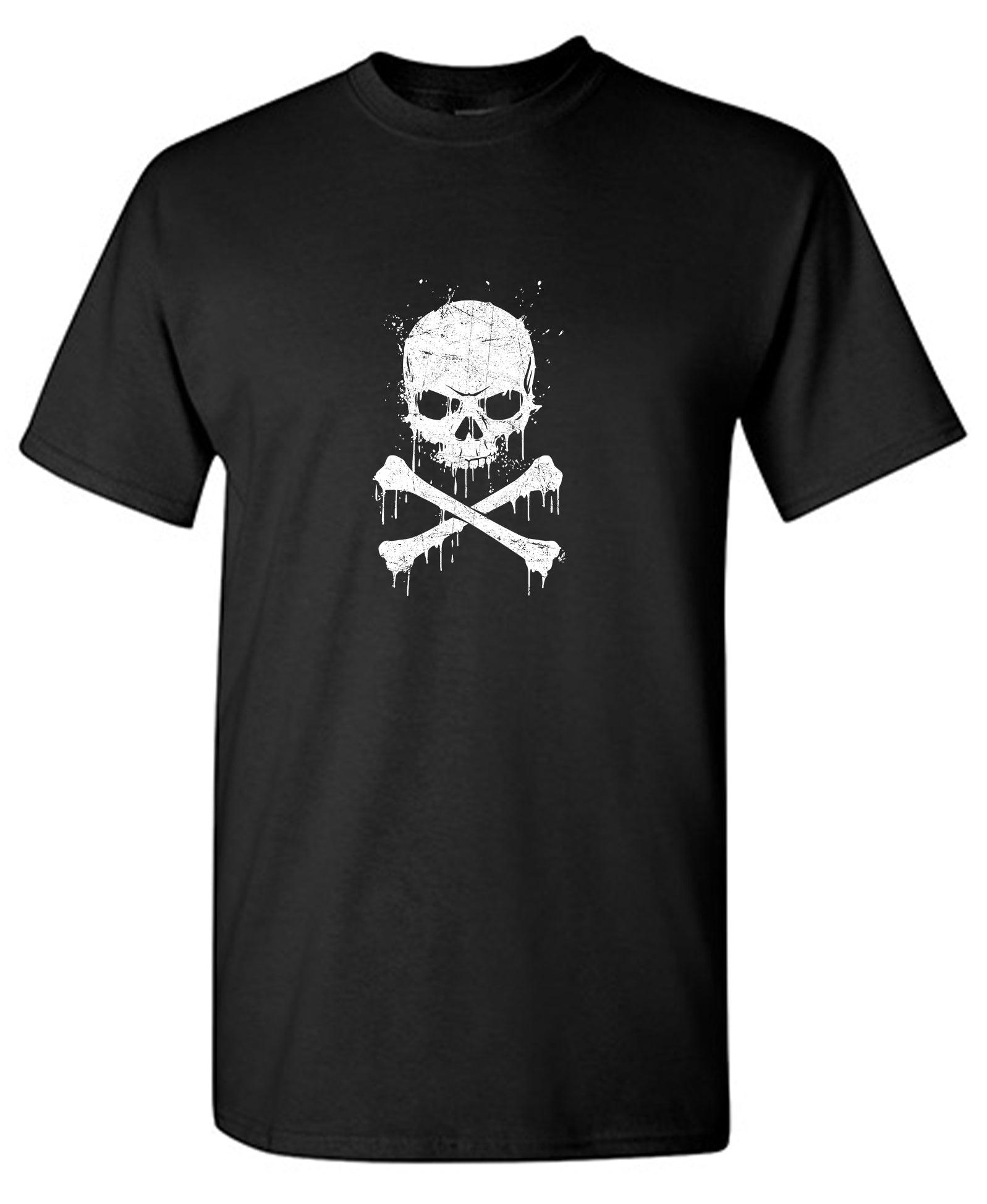 Skull Dripping Mens T Shirt - Roadkill T-Shirts