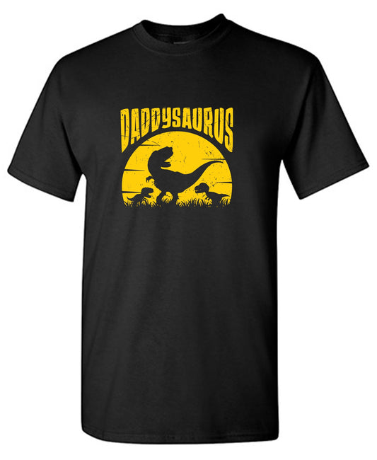 Funny T-Shirts design "DaddySaurus Dad Shirt for Mens"
