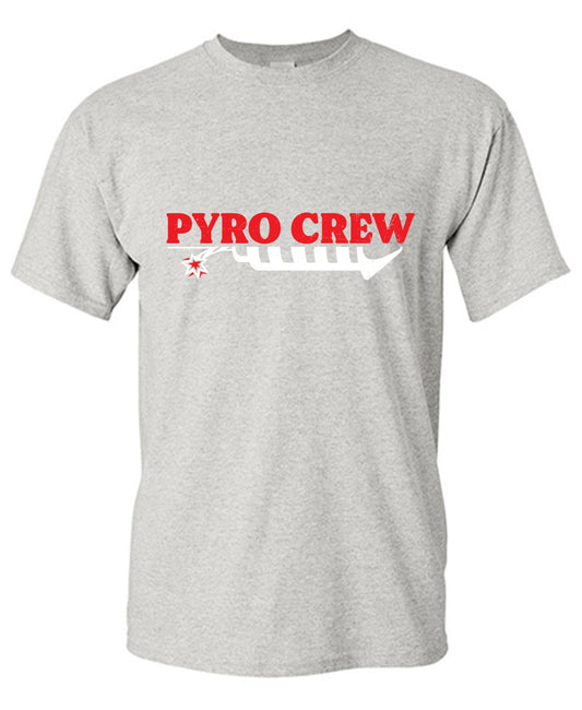 Funny T-Shirts design "Pyro Crew, Mens Tee"