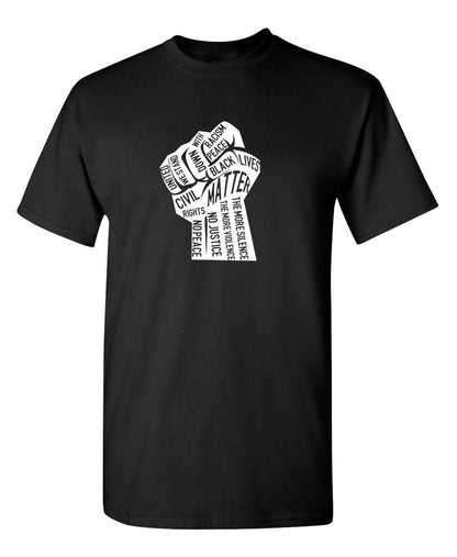 BLM Word Fist - Roadkill T-Shirts