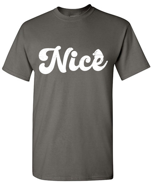 Funny T-Shirts design "Nice, Funny Christmas Tees"