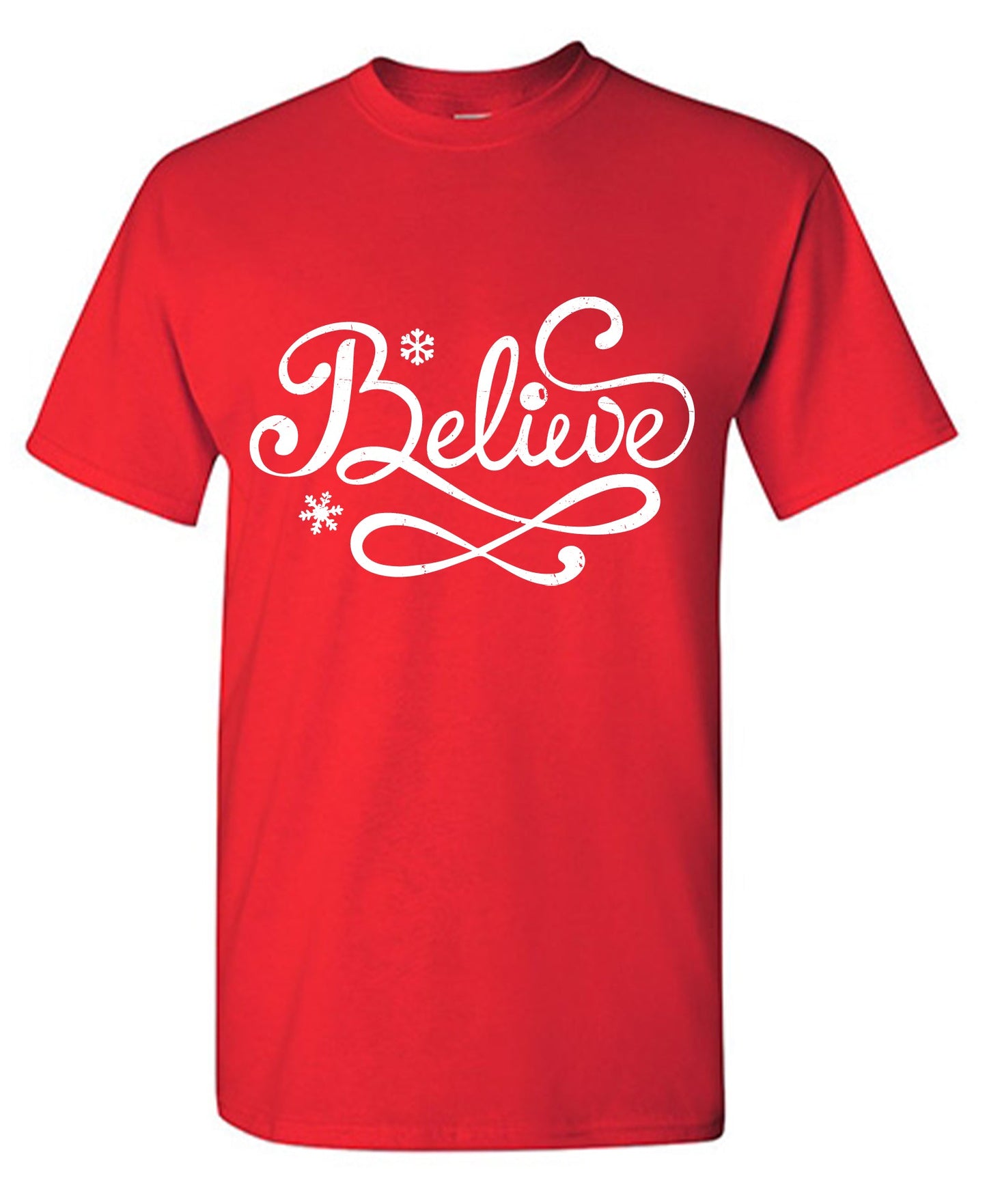 Funny T-Shirts design "Believe Christmas Trendy T Shirt"