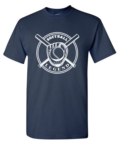 Funny T-Shirts design "Softball Legend T Shirt"