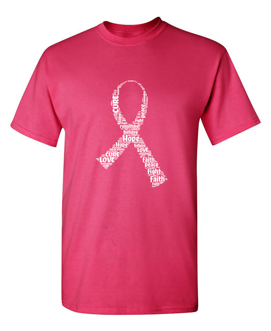 Cancer Support Ribbon, Graphic Tee for Men