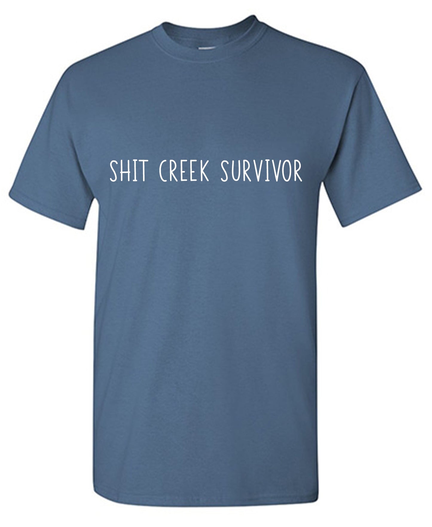 Funny T-Shirts design "Shit Creek Survivor T Shirt"