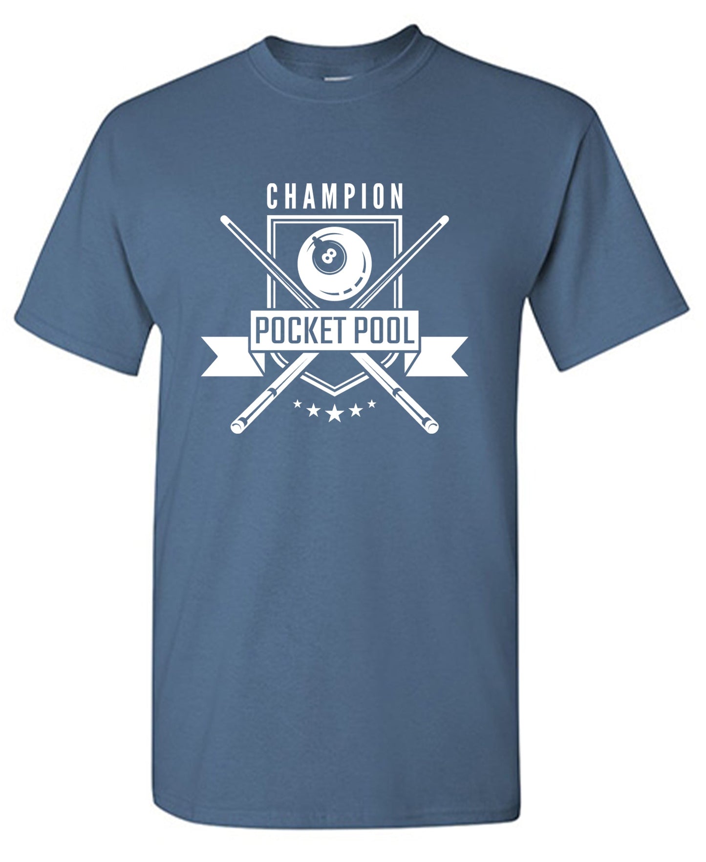 Funny T-Shirts design "Champion Pocket Pool Tee"