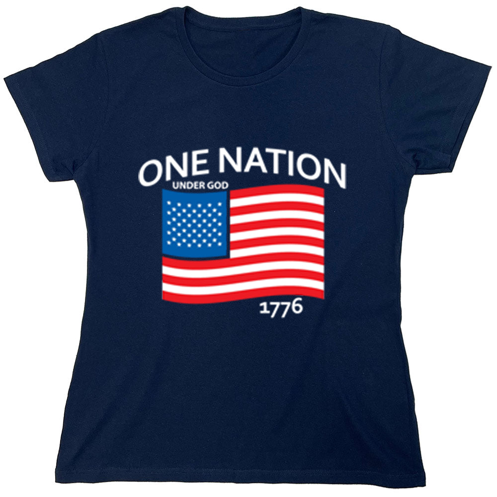 Funny T-Shirts design "PS_0186_ONE_NATION"