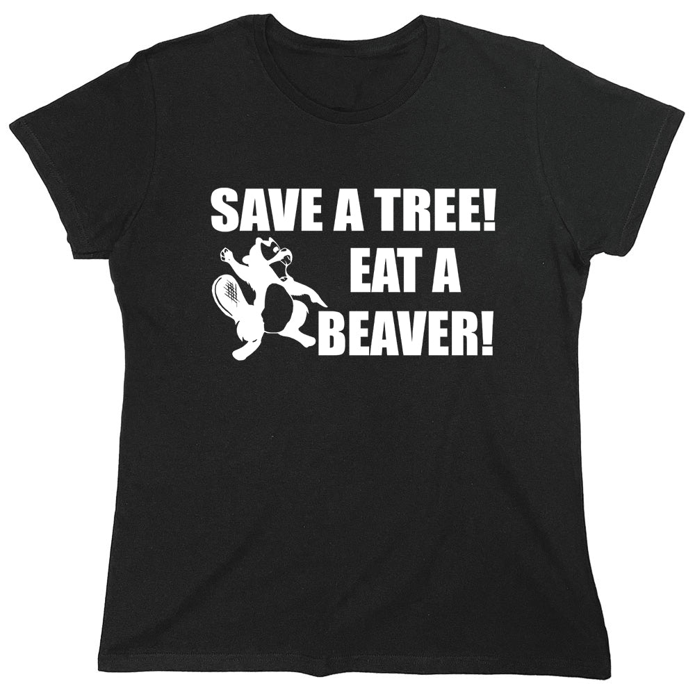 Funny T-Shirts design "PS_0187_EAT_BEAVER"