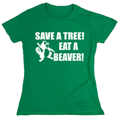 Funny T-Shirts design "PS_0187_EAT_BEAVER"