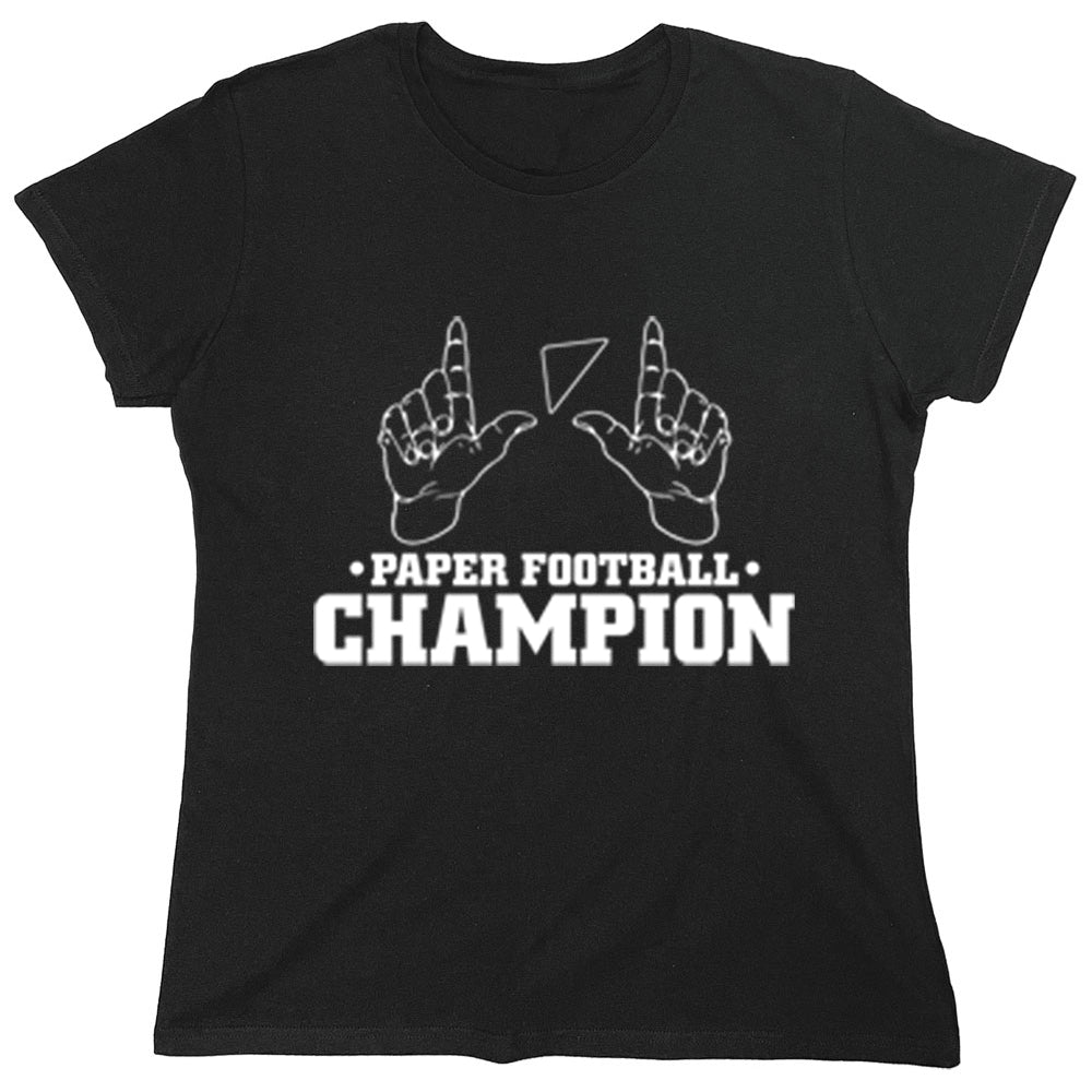 Funny T-Shirts design "PS_0193W_PAPER_FOOTBALL_RK"