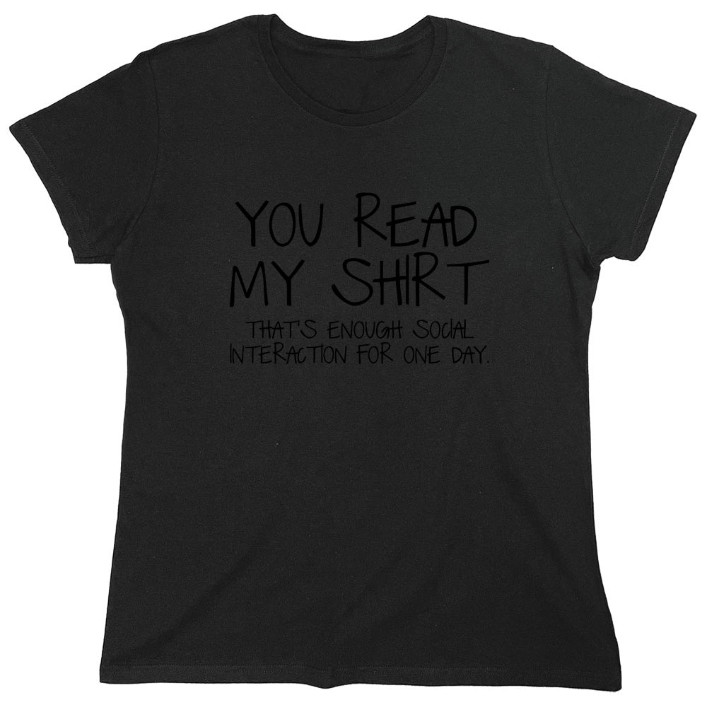 Funny T-Shirts design "PS_0288W_READ_SHIRT"