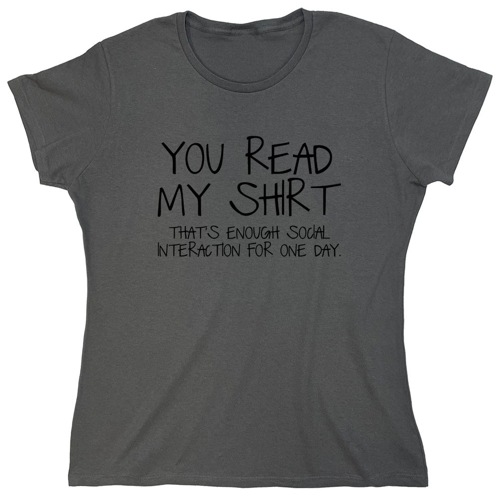 Funny T-Shirts design "PS_0288W_READ_SHIRT"