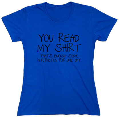 Funny T-Shirts design "PS_0288W_READ_SHIRT"