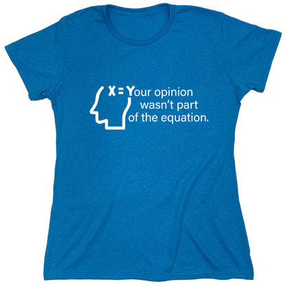 Funny T-Shirts design "PS_0310_OPINION_EQUATION"