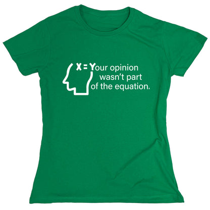 Funny T-Shirts design "PS_0310_OPINION_EQUATION"