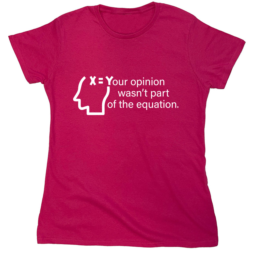 Funny T-Shirts design "PS_0310_OPINION_EQUATION"