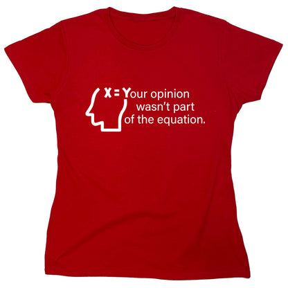 Funny T-Shirts design "PS_0310_OPINION_EQUATION"