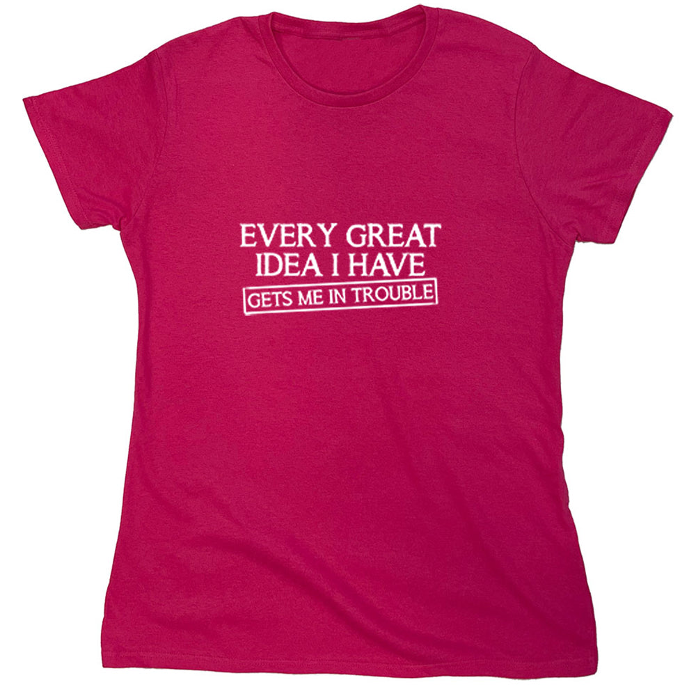 Funny T-Shirts design "PS_0340W_GREAT_IDEA"