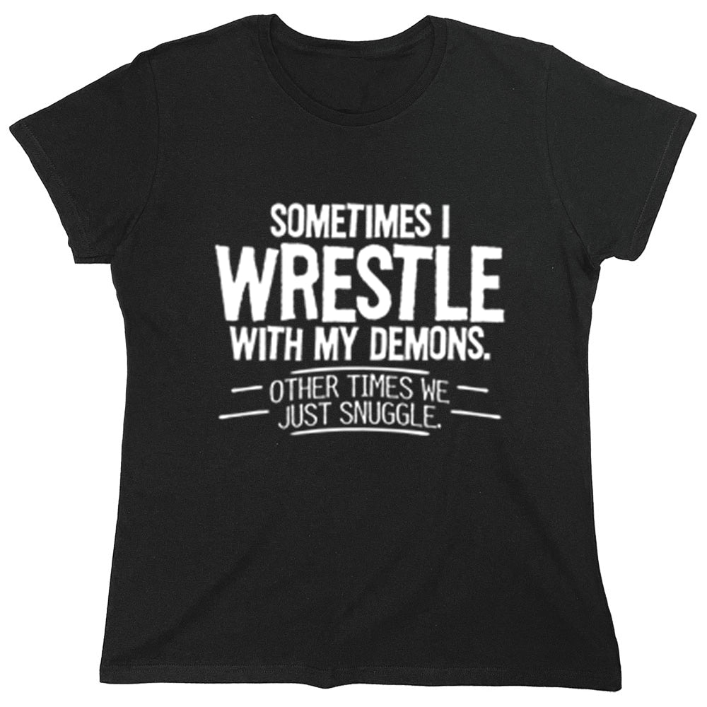 Funny T-Shirts design "PS_0397W_WRESTLE_DEMONS"