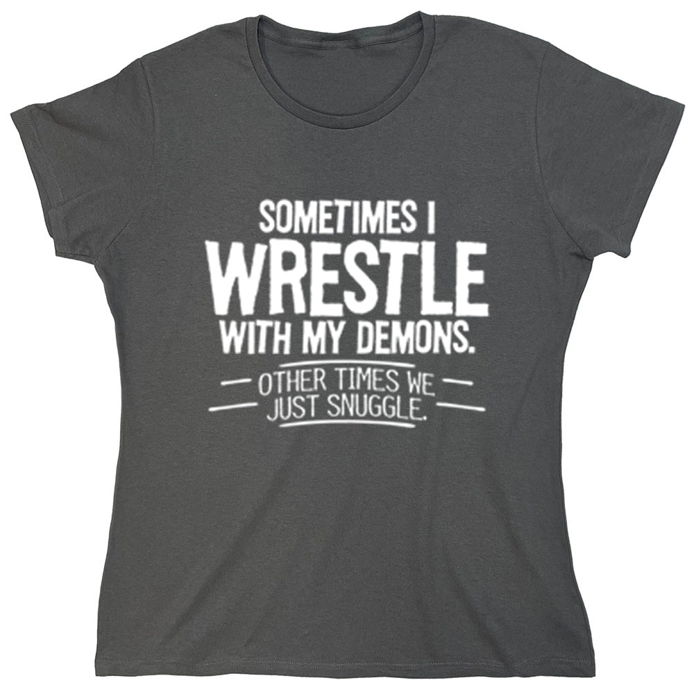 Funny T-Shirts design "PS_0397W_WRESTLE_DEMONS"