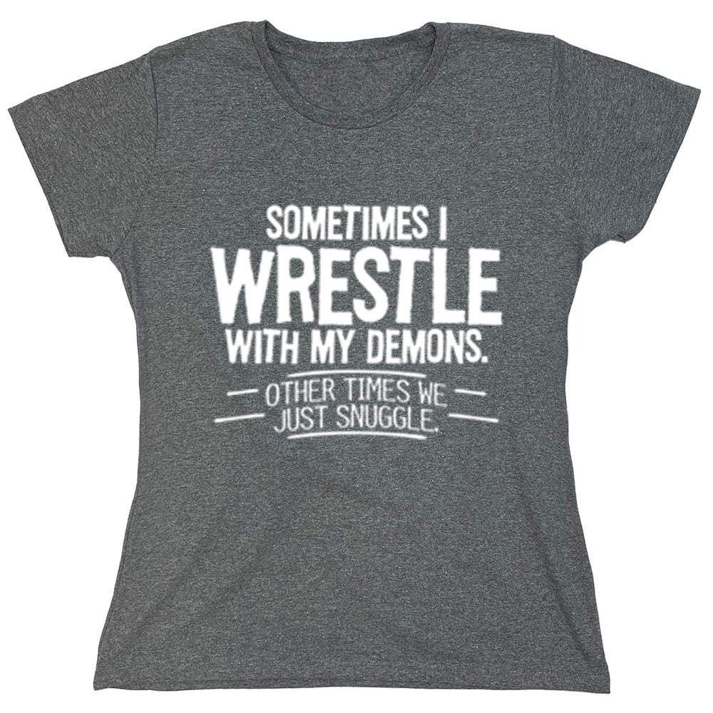 Funny T-Shirts design "PS_0397W_WRESTLE_DEMONS"