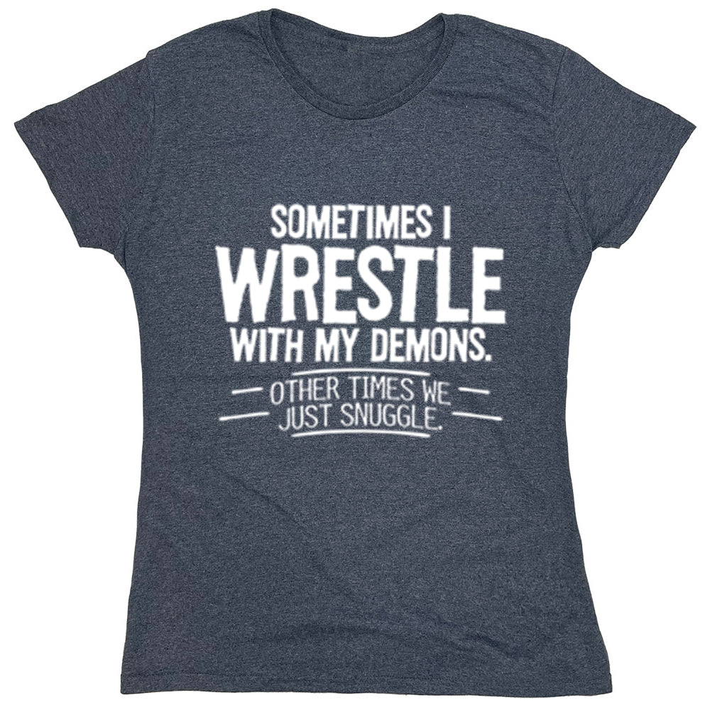 Funny T-Shirts design "PS_0397W_WRESTLE_DEMONS"