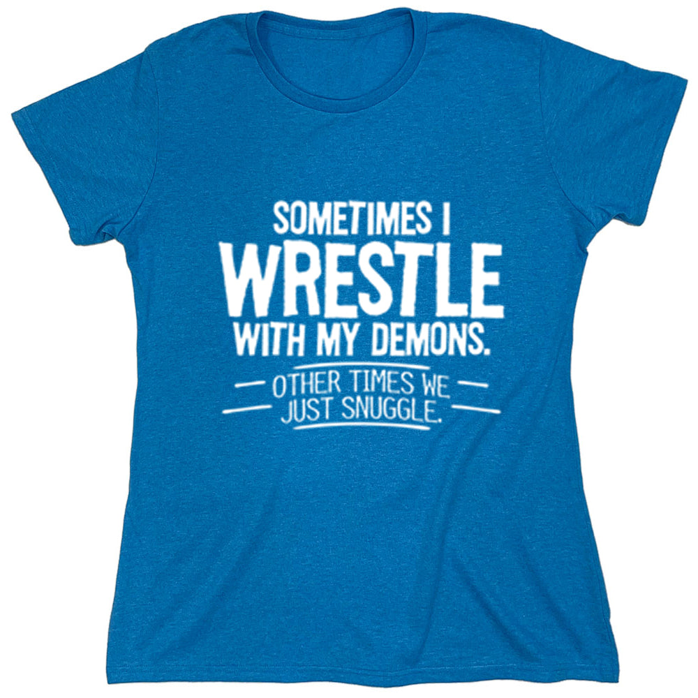 Funny T-Shirts design "PS_0397W_WRESTLE_DEMONS"