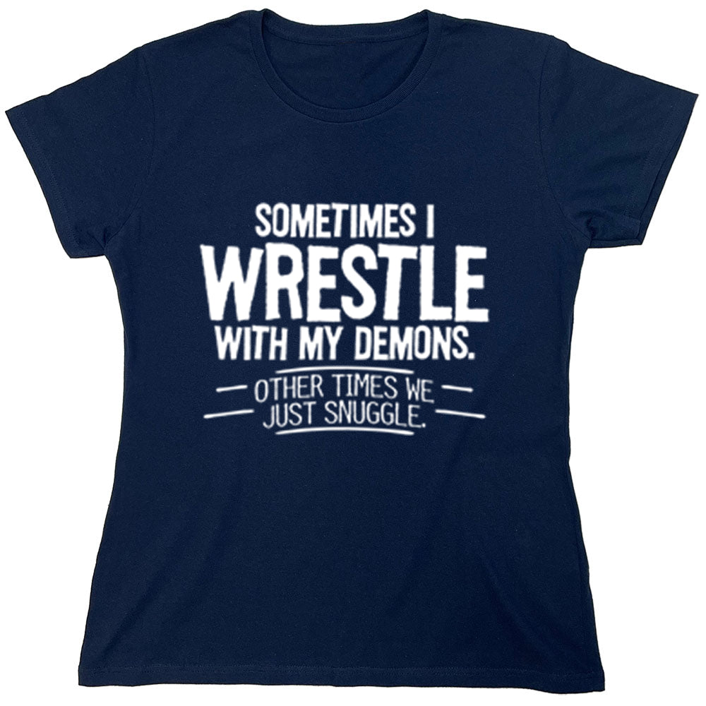Funny T-Shirts design "PS_0397W_WRESTLE_DEMONS"
