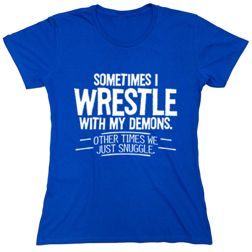 Funny T-Shirts design "PS_0397W_WRESTLE_DEMONS"