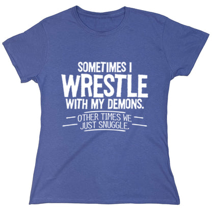 Funny T-Shirts design "PS_0397W_WRESTLE_DEMONS"