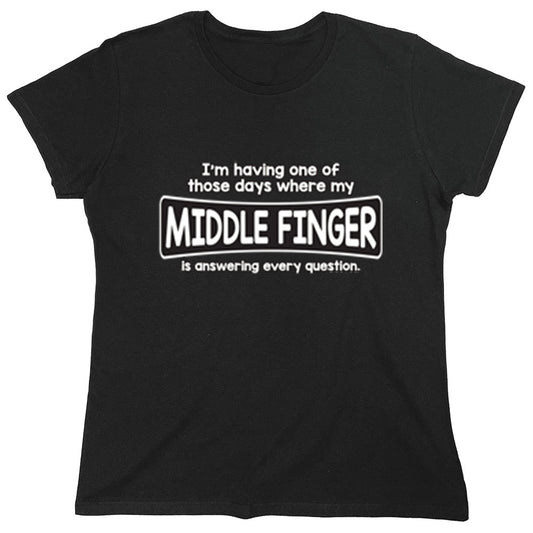 Funny T-Shirts design "PS_0462_DAYS_FINGER"