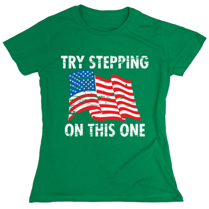 Funny T-Shirts design "PS_0551_FLAG_STEPPING"