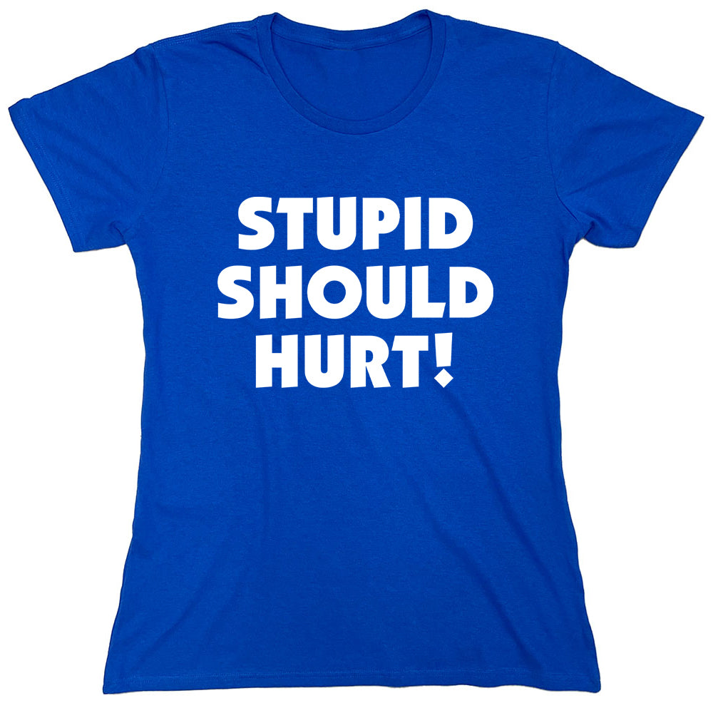 Funny T-Shirts design "PS_0564_STUPID_HURT"