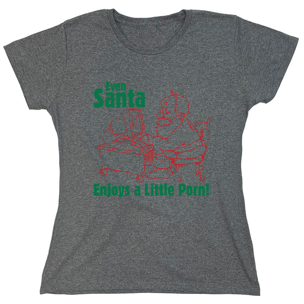 Funny T-Shirts design "PS_0613_SANTA_PORN_DR"