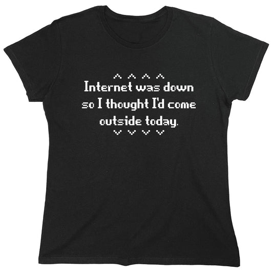 Funny T-Shirts design "PS_0617W_INTERNET_DOWN"