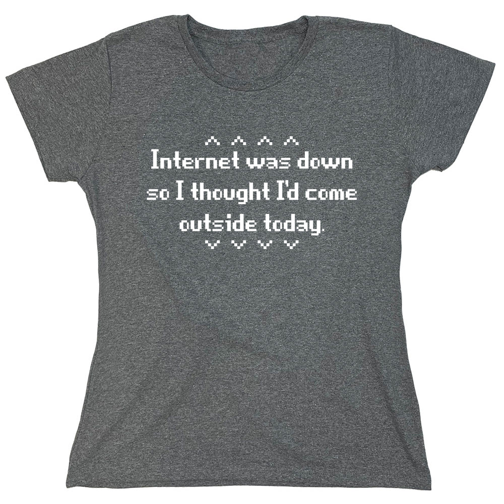 Funny T-Shirts design "PS_0617W_INTERNET_DOWN"