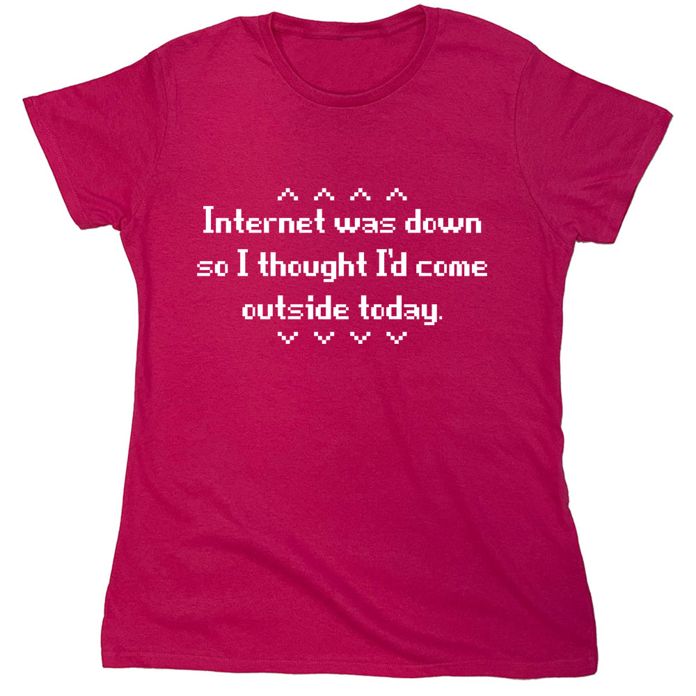 Funny T-Shirts design "PS_0617W_INTERNET_DOWN"