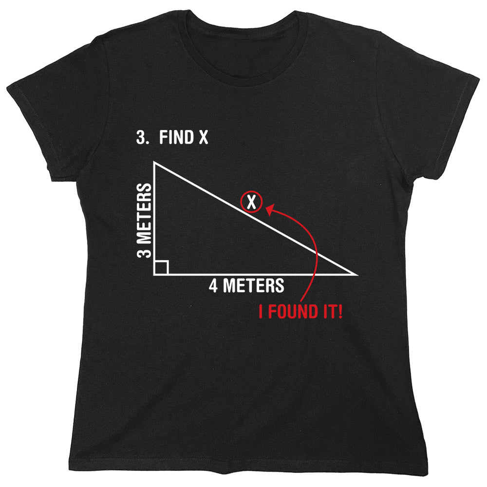 Funny T-Shirts design "Find X"