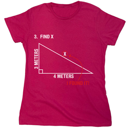 Funny T-Shirts design "Find X"