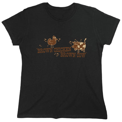 Funny T-Shirts design "Brown Chicken"