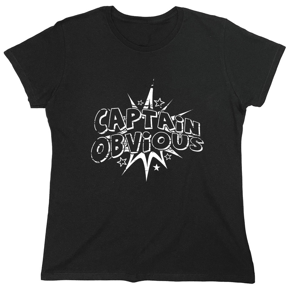 Funny T-Shirts design "Captain Obvious"