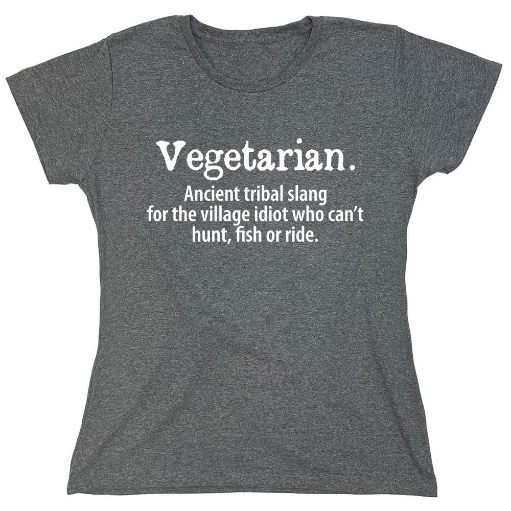 Funny T-Shirts design "Vegetarian..."