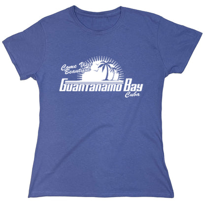 Funny T-Shirts design "Come Visit  Cuba"