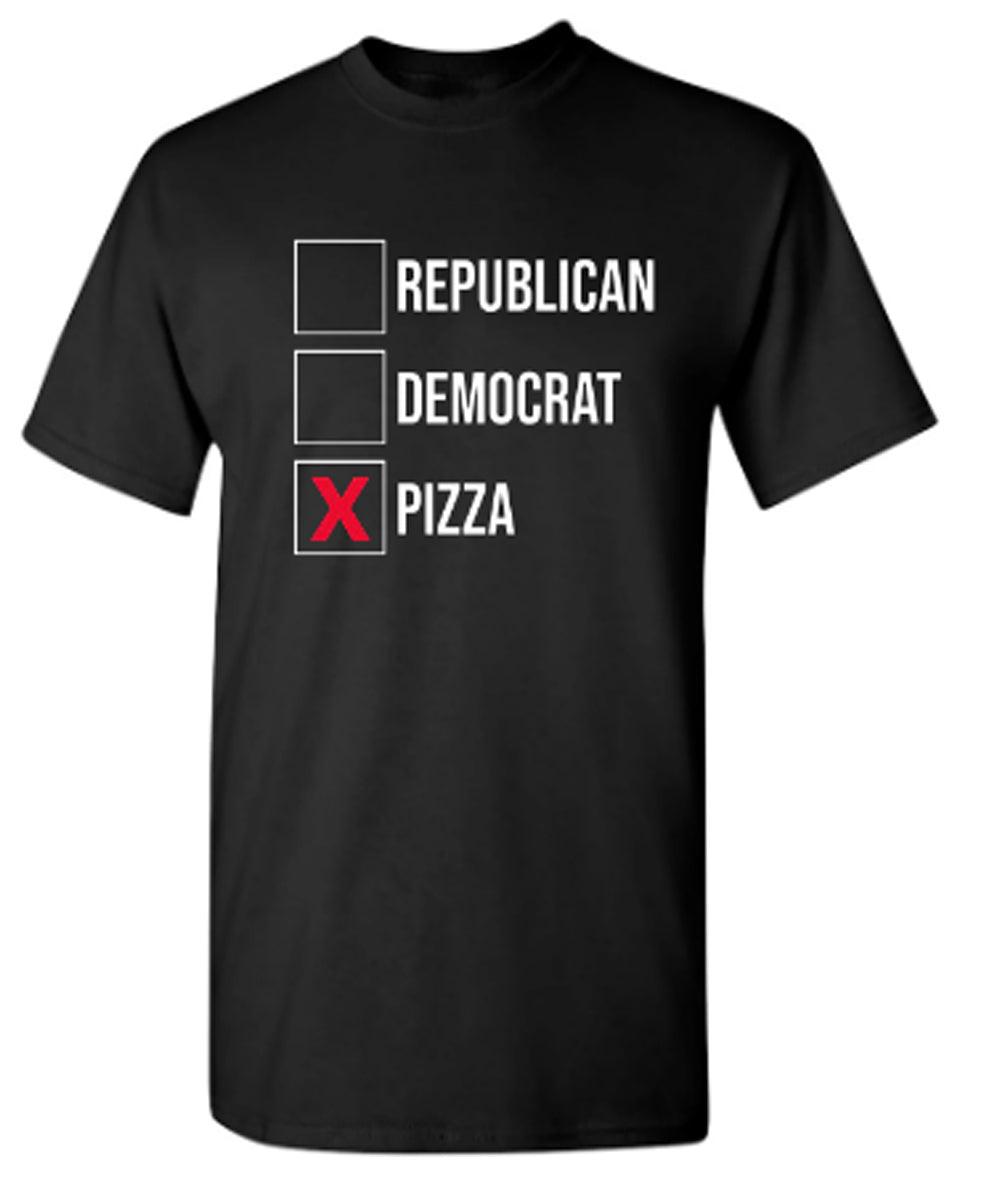 Republican Democrat Pizza - Roadkill T-Shirts