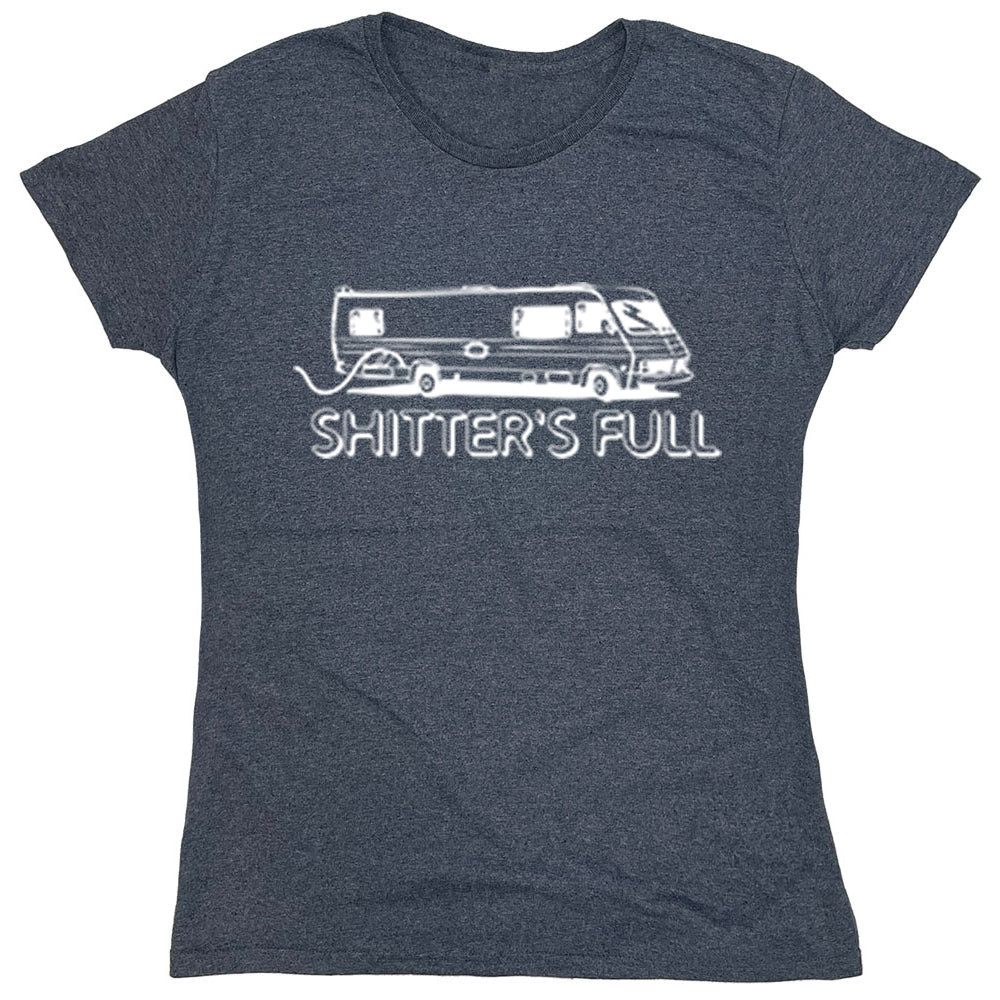 Funny T-Shirts design "Shitter's Full"