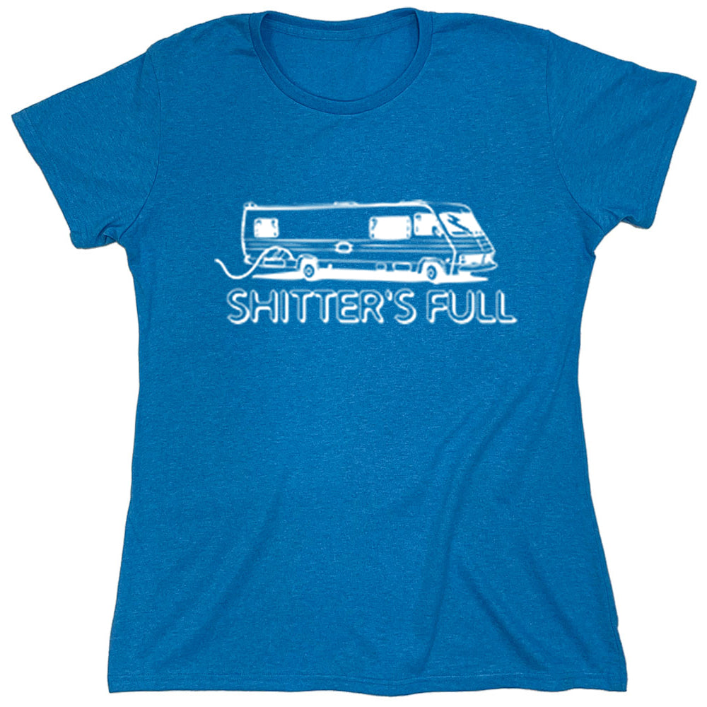 Funny T-Shirts design "Shitter's Full"