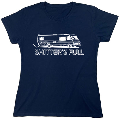 Funny T-Shirts design "Shitter's Full"